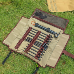 Camping Tool Bag for Tent Stakes Hammer Rope Pegs