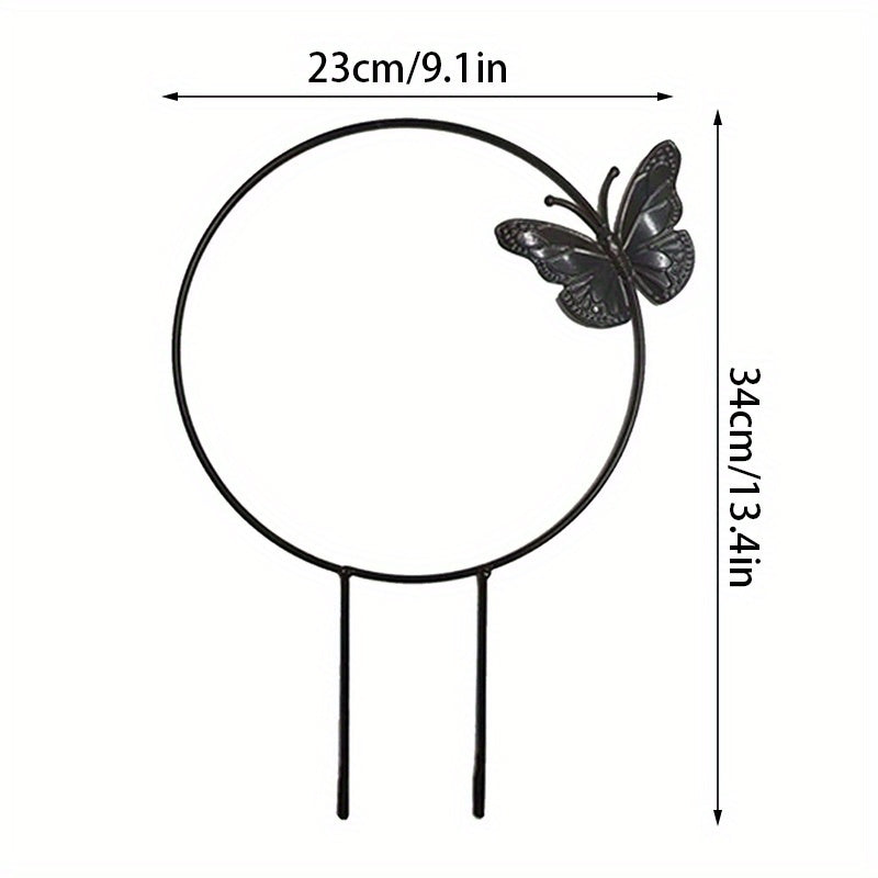Plant Climbing Frame Potted Flower Arrangement Support Frame Iron Frame