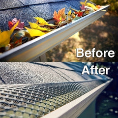 Plastic Gutter Guard Clip Rain Gutter Leaf Guard Stop Clogged Gutters