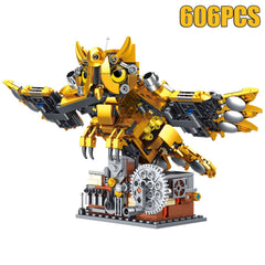 TYCOLE Mechanical Owl Building Block Set - Steampunk Style Model