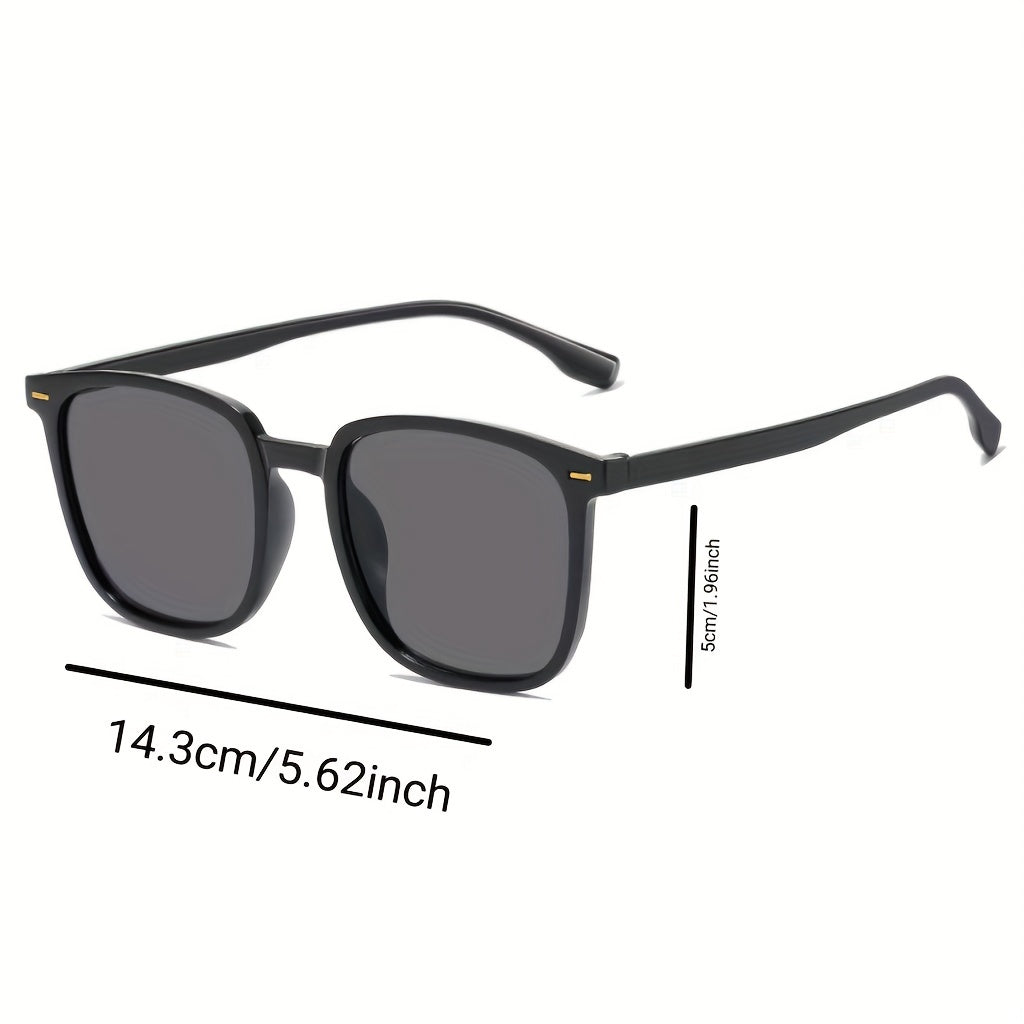 2023 Brown Sunglasses Retro Square Frame Sunglasses for Men