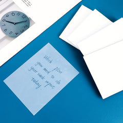 300 Sheets Transparent Sticky Notes Waterproof Memo Sticker