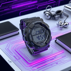 Youth Waterproof Timer Boys' Watch with Alarm