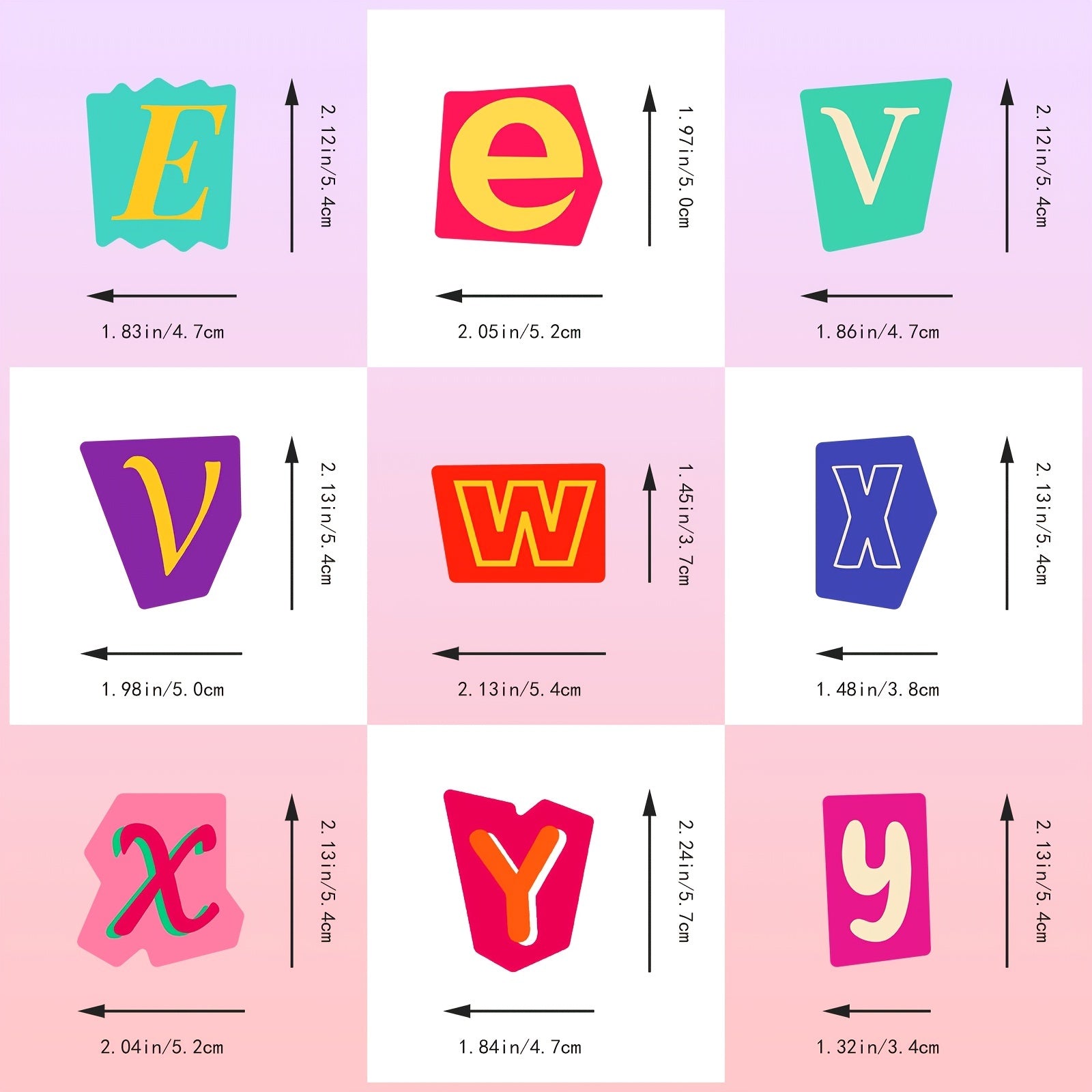 50pcs Alphabet Stickers Puzzle Educational DIY Cartoon English Letters Stickers