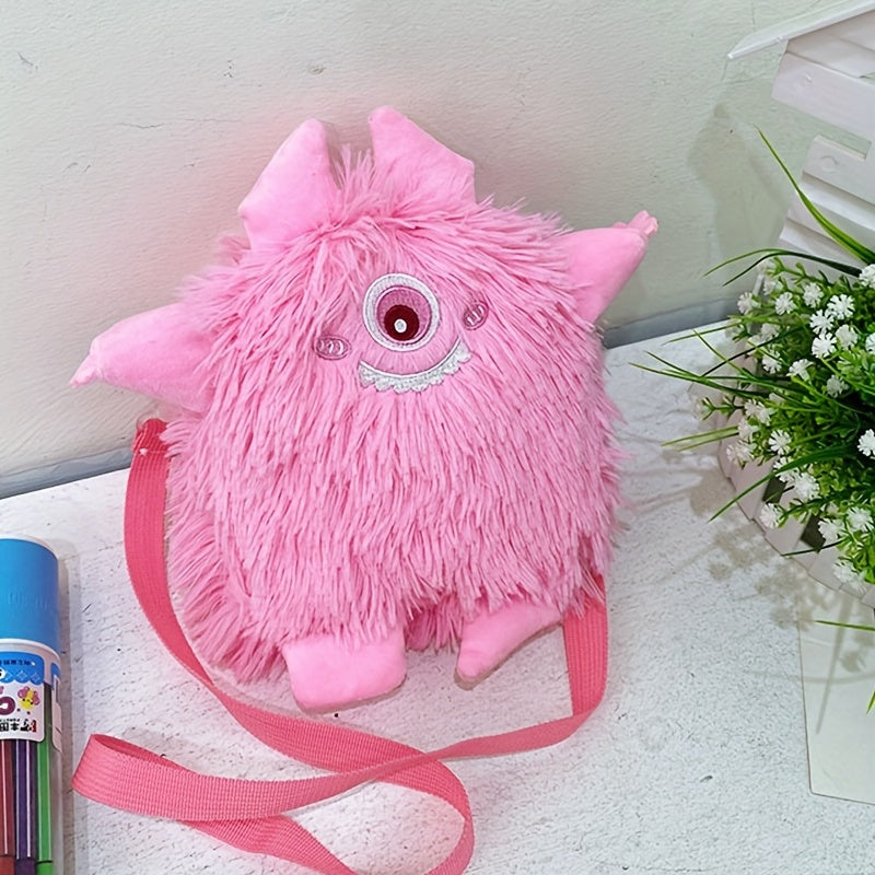 Cartoon Plush Doll Messenger Bag Shoulder Bag Holiday Gift For Girls