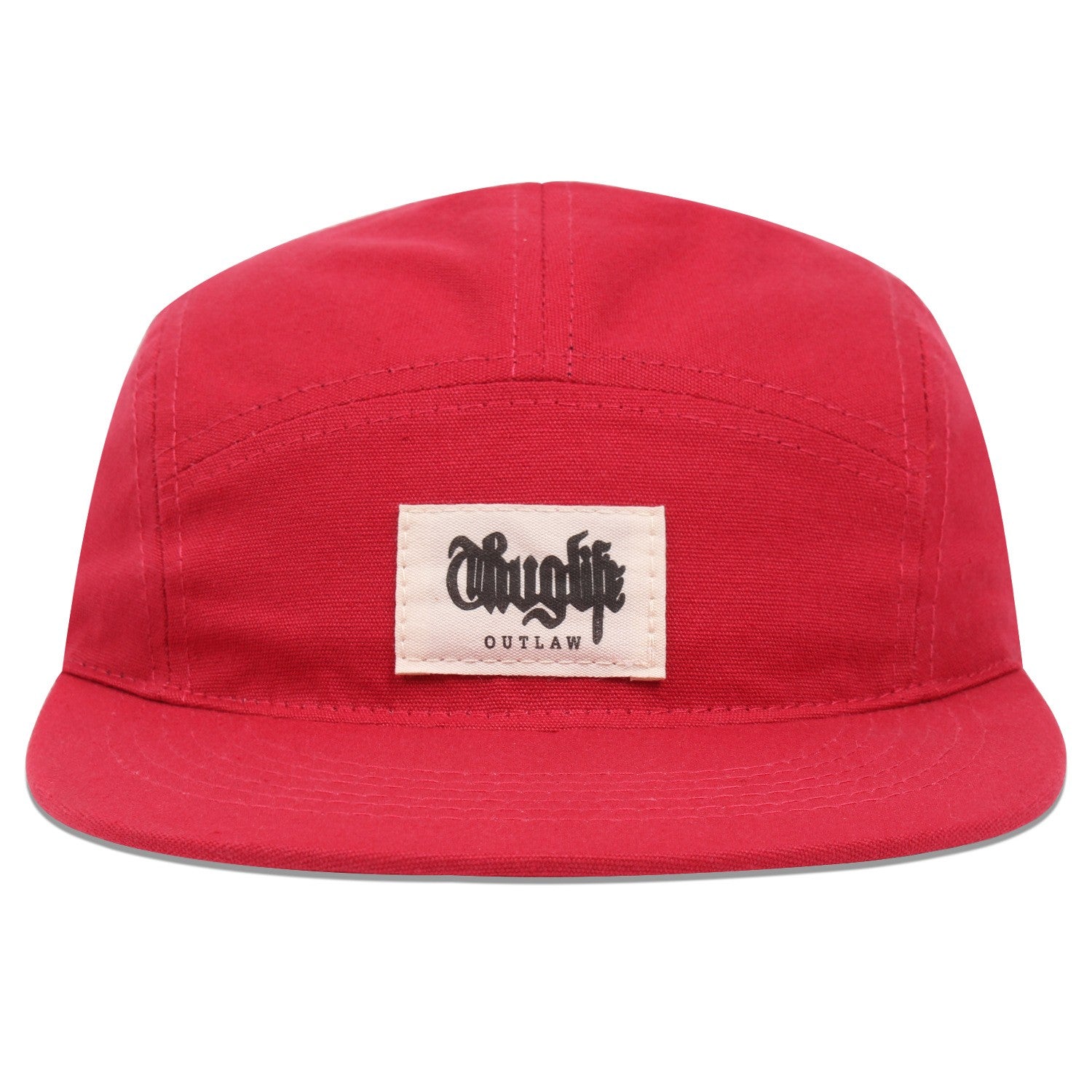 Men's Casual Letter Stitched Mark Fitted Cap Brim Hat