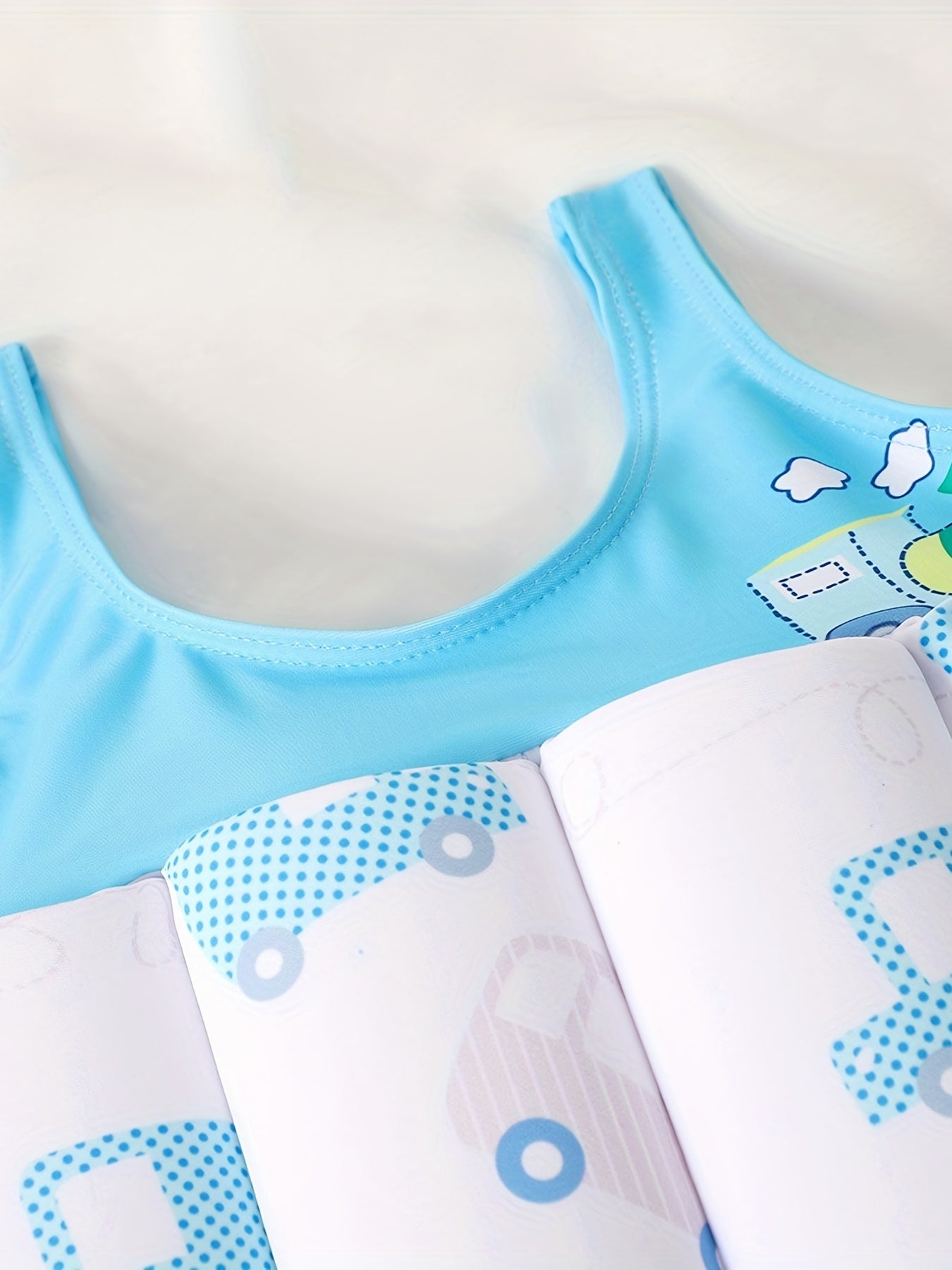 Cartoon One Piece Swimsuit Professional Floating Sports Swimwear