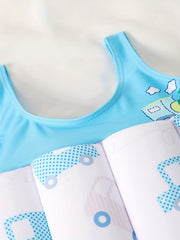 Cartoon One Piece Swimsuit Professional Floating Sports Swimwear
