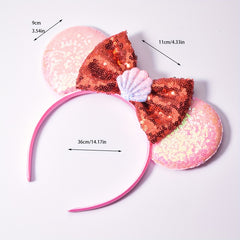 Sequin Ears Ocean Series Hair Hoop Teen Hair Accessories