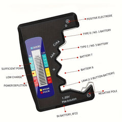 Digital Tester LCD Display for AA AAA 9V 1 5V Button Cells