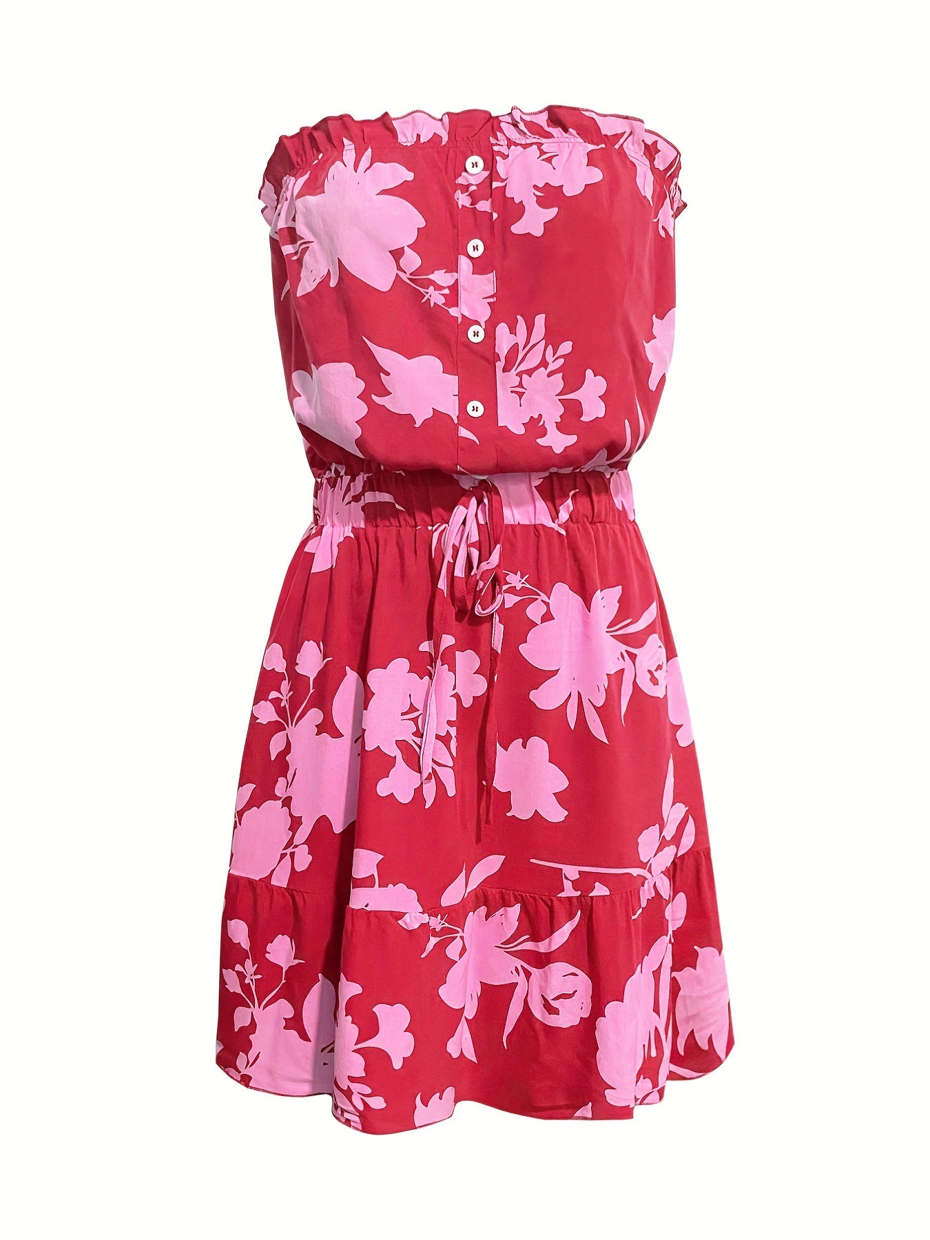 Floral Off Shoulder Summer Dress Sexy Sleeveless