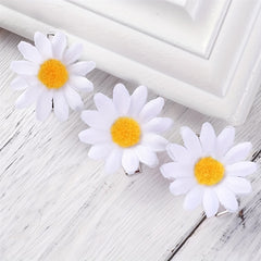 10pcs Baby Girls Daisy Hair Clips Princess Decorative Accessories