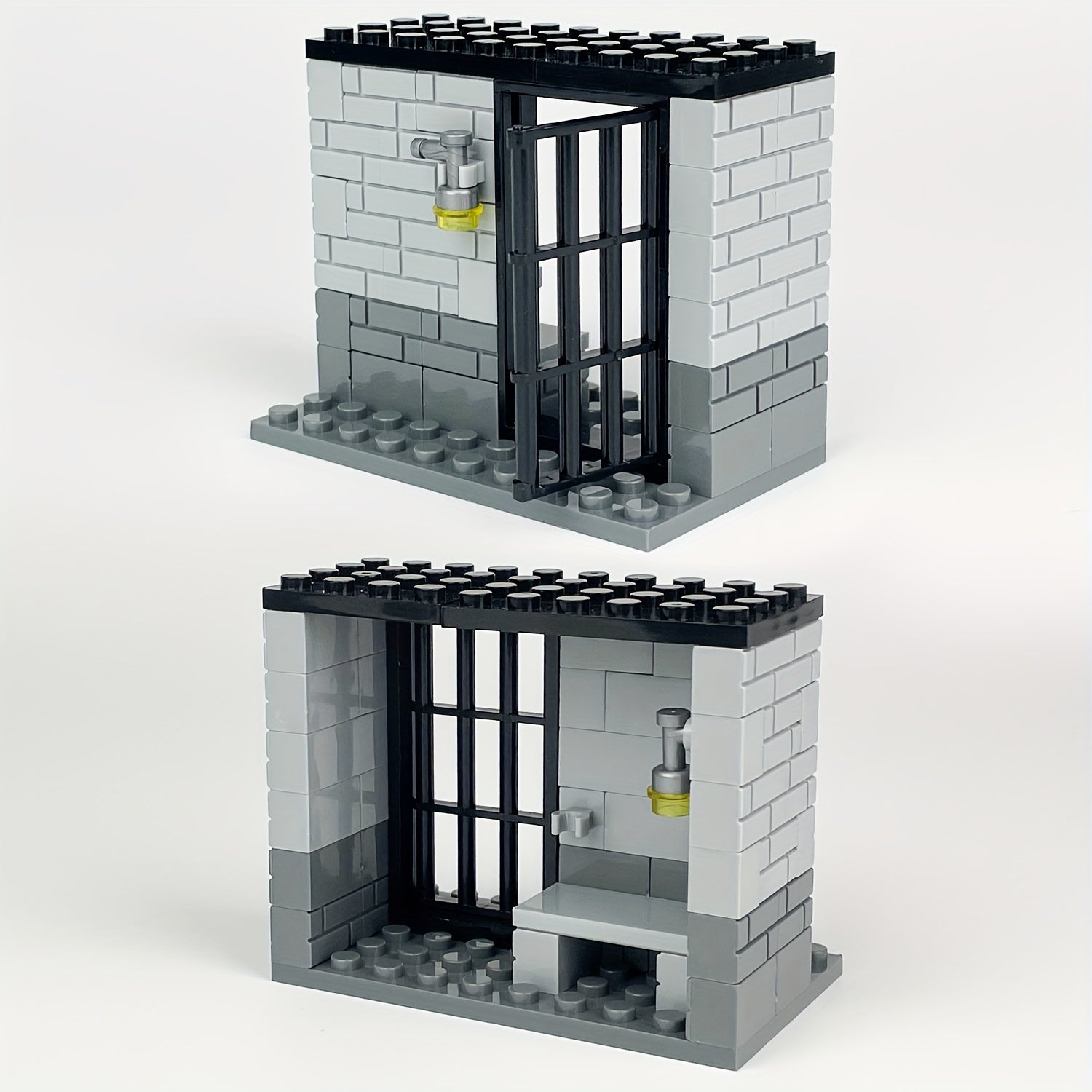Prison Building Block Model with Confinement Room - Christmas Toy
