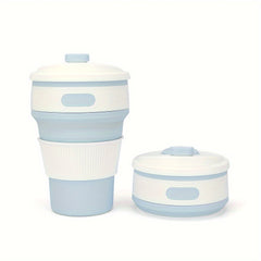 350ml Silicone Foldable Water Cup Outdoor Portable Collapsible Bottle