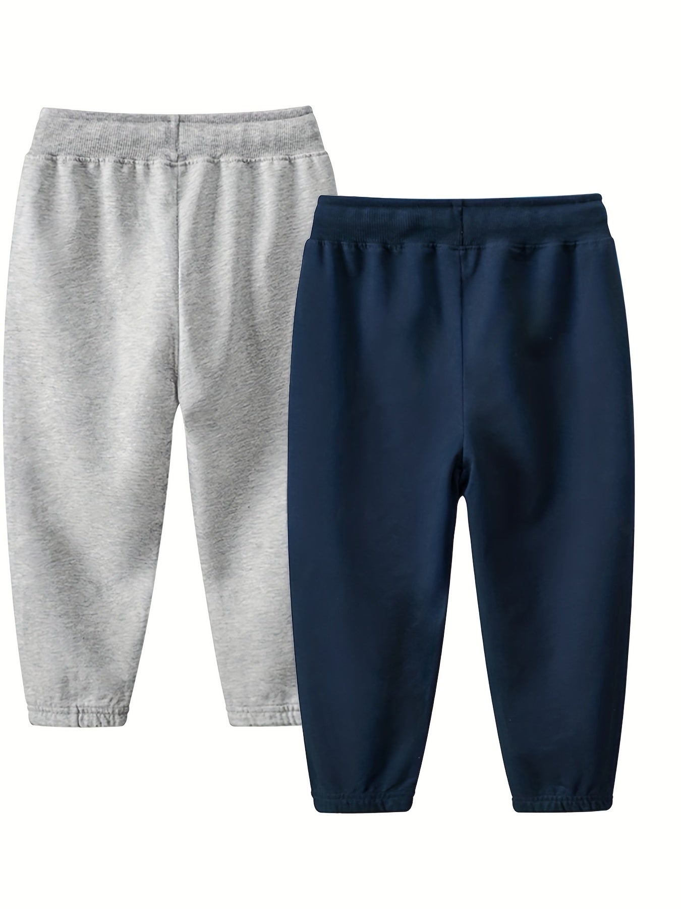 2pcs Dinosaur Print Boys Casual Sweatpants Quick Drying Jogger Sports Pants