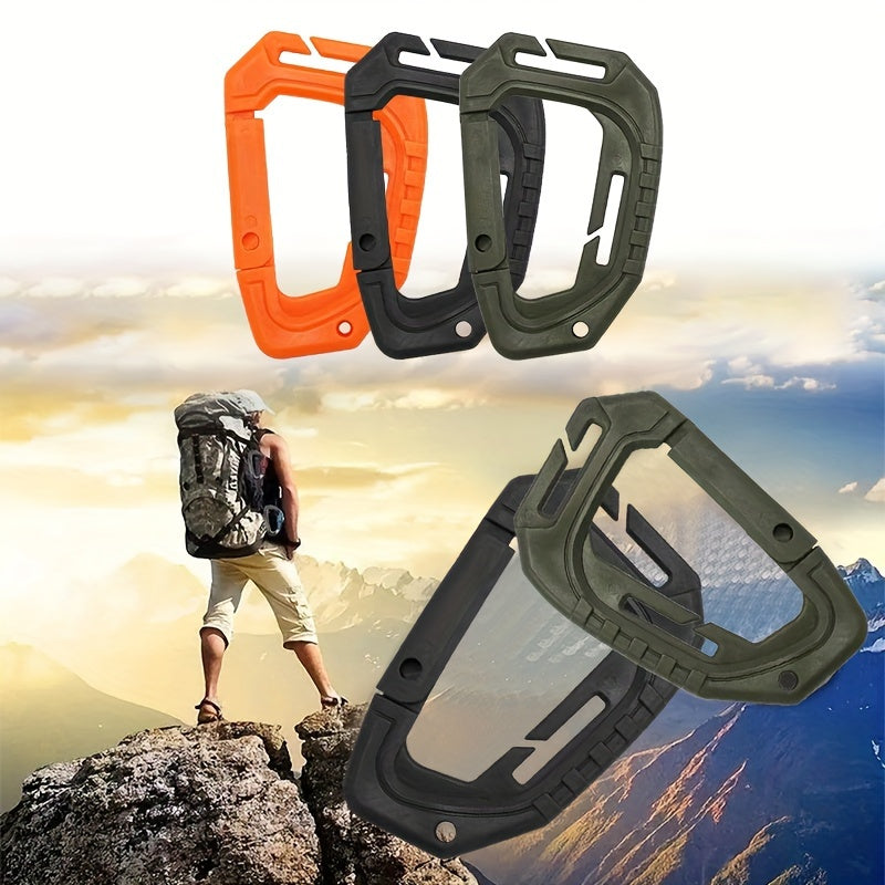 5pcs Durable Mountaineering Buckles for Camping & Adventure