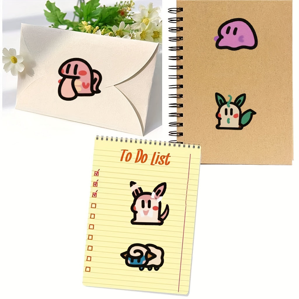 100pcs Monster Stickers Self Adhesive Paper for Laptop Luggage Phone Cases