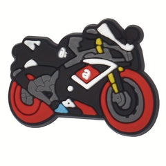 15pcs Motorcycle Cartoon Shoe Charms for Clogs & Garden Shoes - DIY Accessories