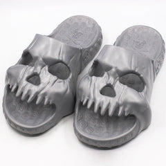 Men's Lightweight Skull Slides Casual Slippers