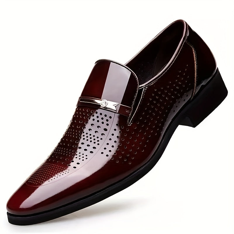 Boys Classic Oxford Shoes Lightweight Soft Bottom Slip On Shoes