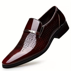 Boys Classic Oxford Shoes Lightweight Soft Bottom Slip On Shoes