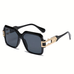 Men's Vintage Rectangle Sunglasses UV Protection Sun Glasses
