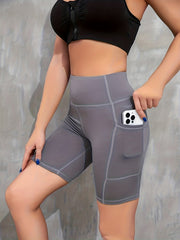 High Waist Quick Dry Yoga Shorts for Women