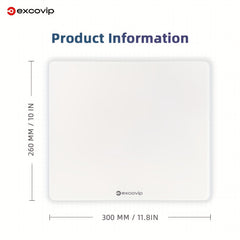 Waterproof Tempered Glass Mouse Desk Pad 30x26 - Office & Business