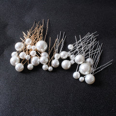 18pcs Faux Pearl Hair Pin Set Wedding Hair Accessory