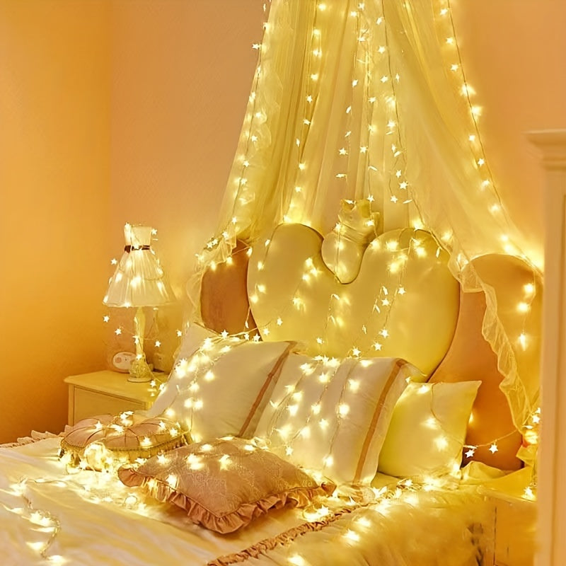 6M LED Snowflake String Light for Christmas Tree Decoration