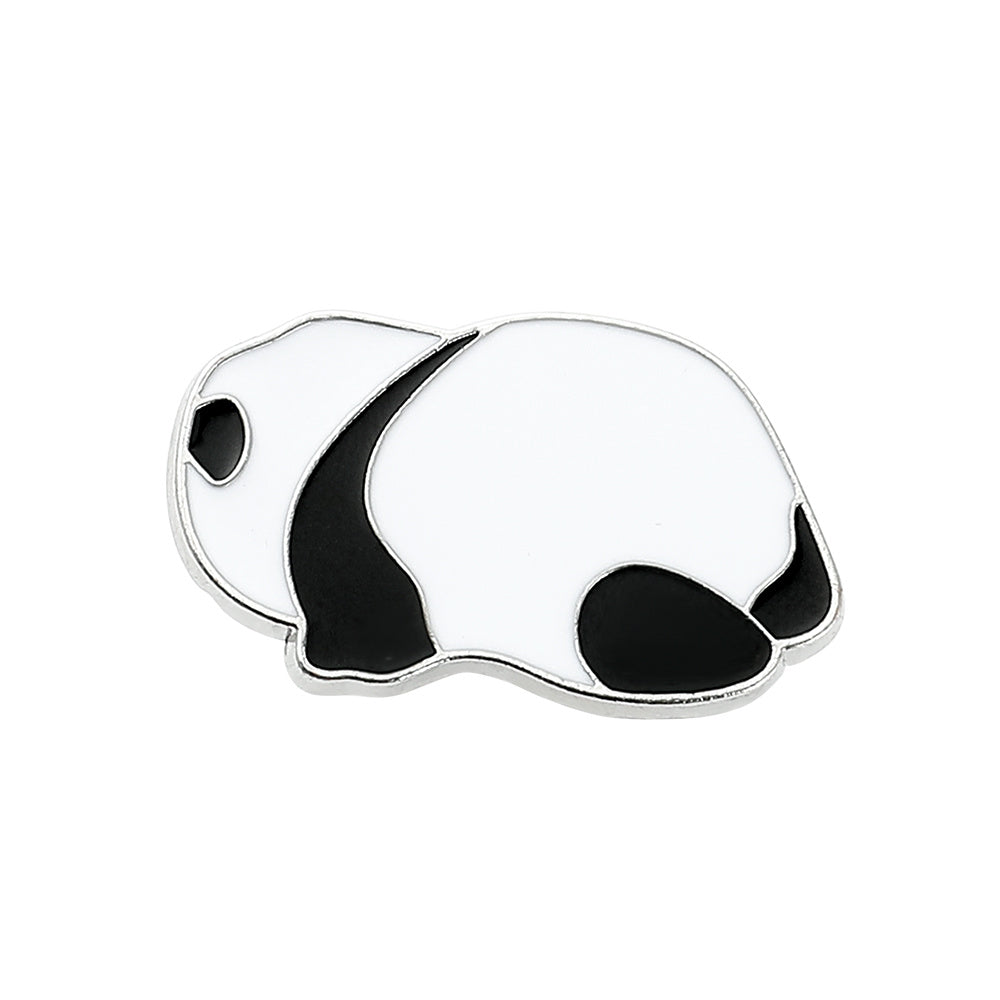 Cartoon Panda Pin for Clothes and Bags