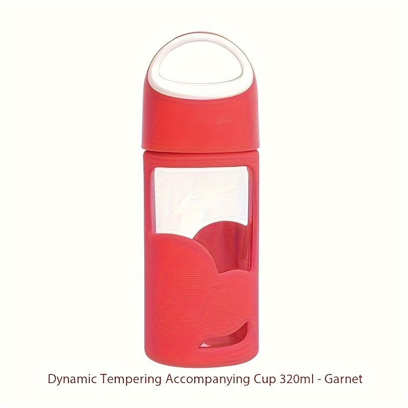 Portable High Temp Resistant Glass Sports Water Bottle