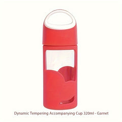 Portable High Temp Resistant Glass Sports Water Bottle