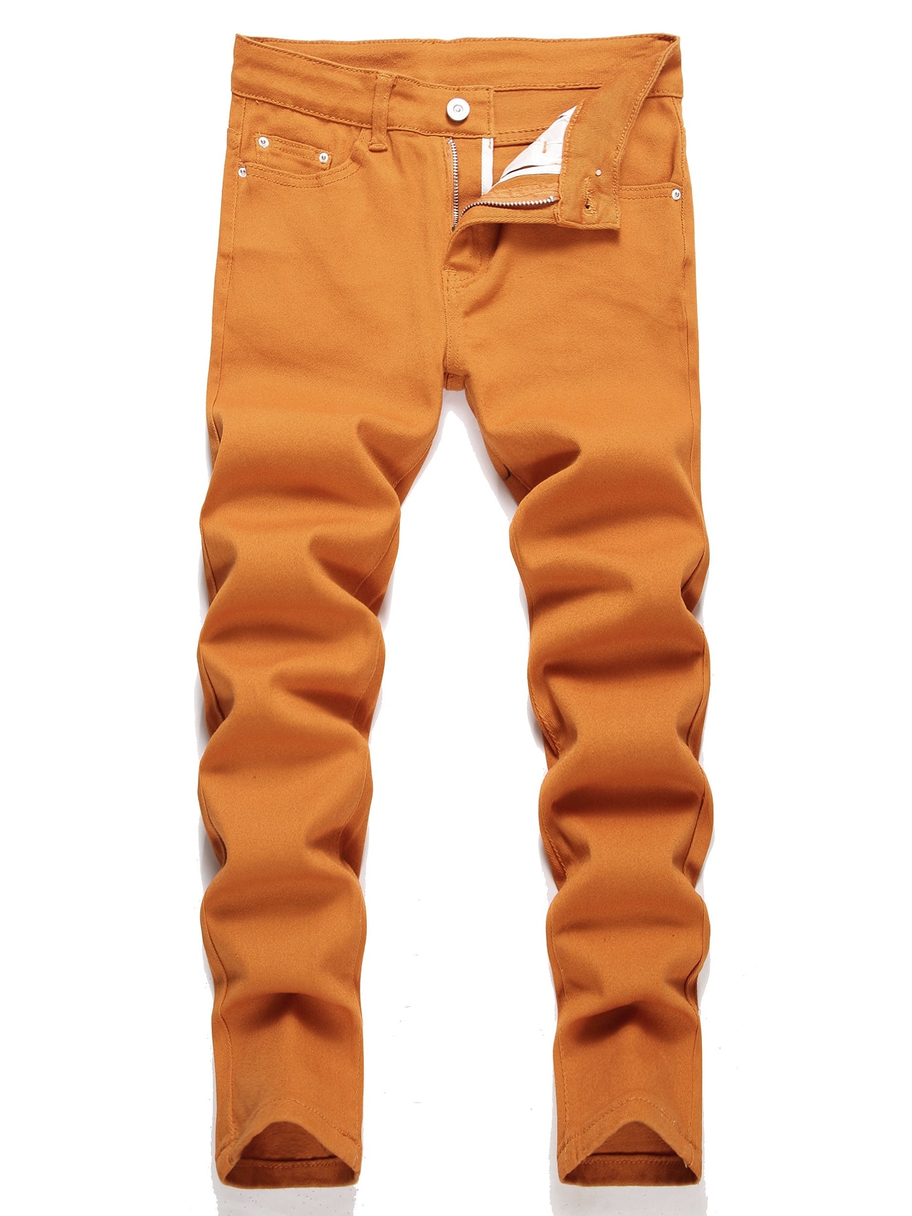 Boys Stretch Jeans Skinny Slim Fit Distressed Denim Pants