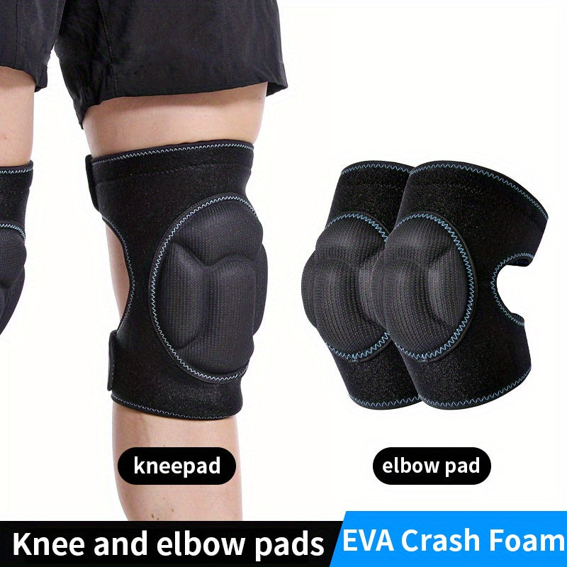 Knee Pads & Elbow Pads Set for Sports Protection