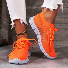 Women's Mesh Breathable Running Shoes Soft Lightweight Sport Sneakers