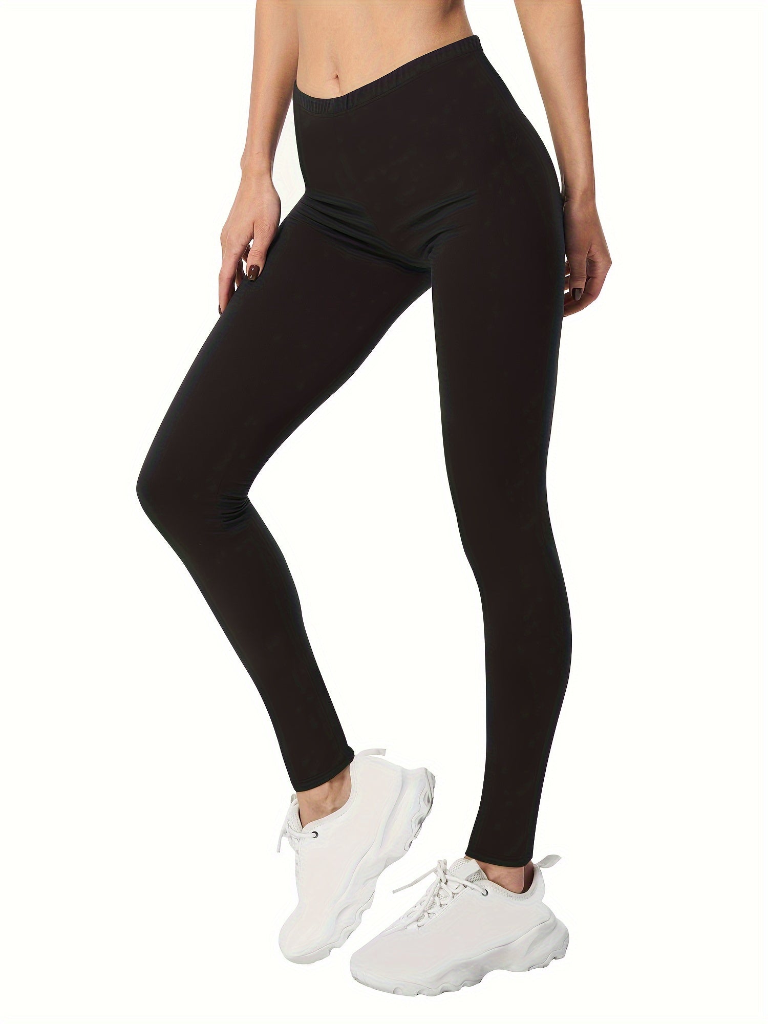 Slim Fit Stretch Cropped Yoga Leggings Women's Activewear