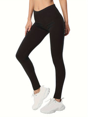 Slim Fit Stretch Cropped Yoga Leggings Women's Activewear