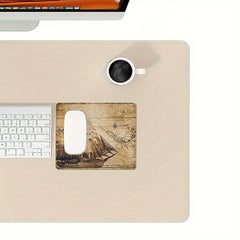 Retro Cloth Surface Mouse Pad Set with Anti-skid Rubber