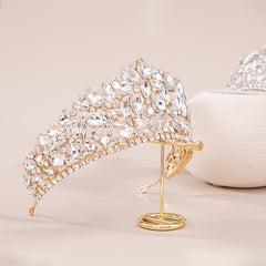 Rhinestone Crown Headband Queen Style Hair Band Hair Accessories