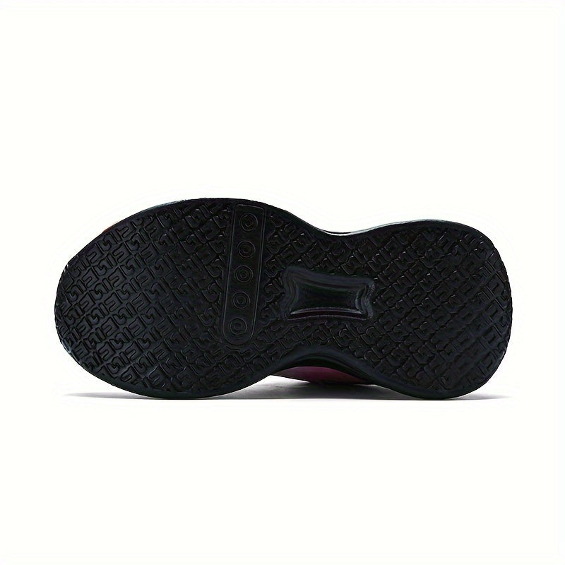 Boy's Block Basketball Shoes With Rotating Buckle
