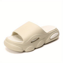 Men's Cloud Slides Pillow Slippers Lightweight Open toe Shoes For Indoor Outdoor