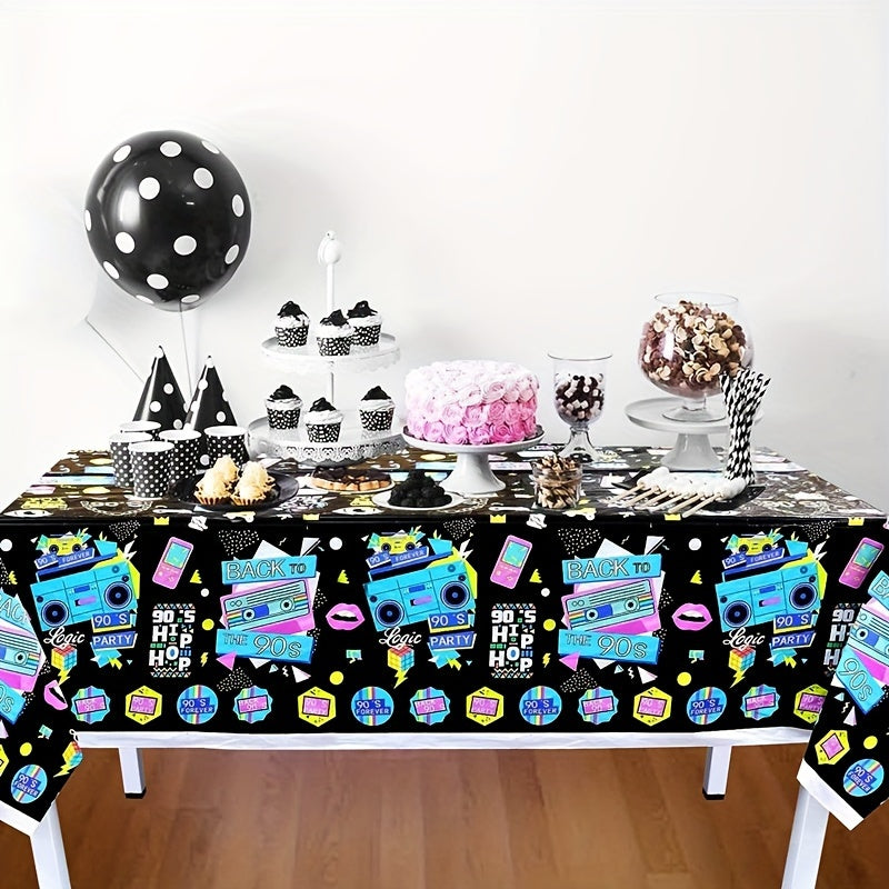 Hip Hop Party Tablecloth Throwback Event Supplies