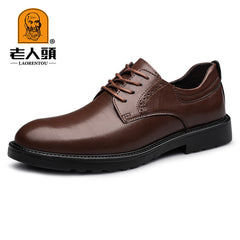 Men's Derby Shoes Lace up Front Dress Shoes For Men