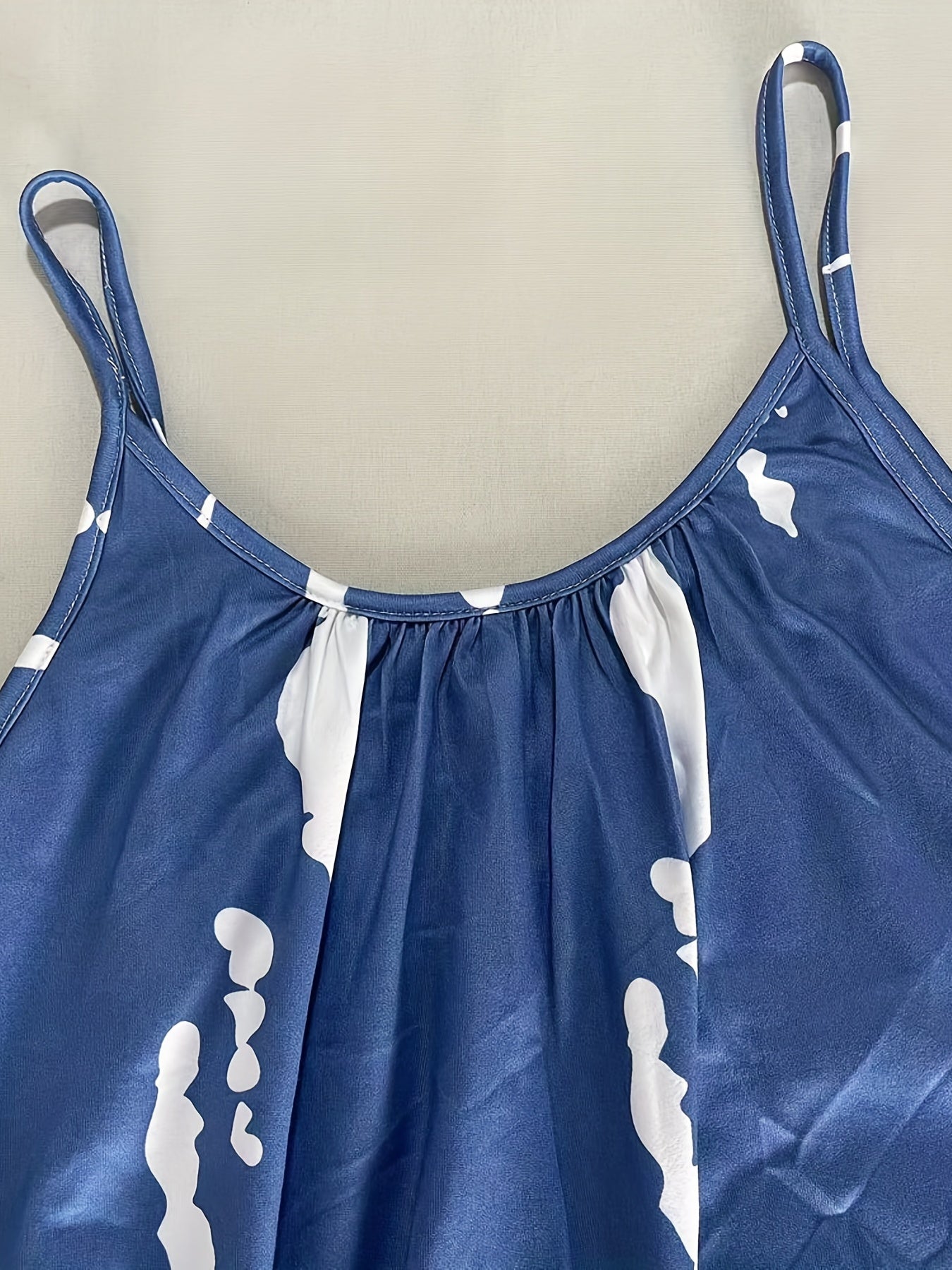 Tie Dye Cami Romper with Pockets