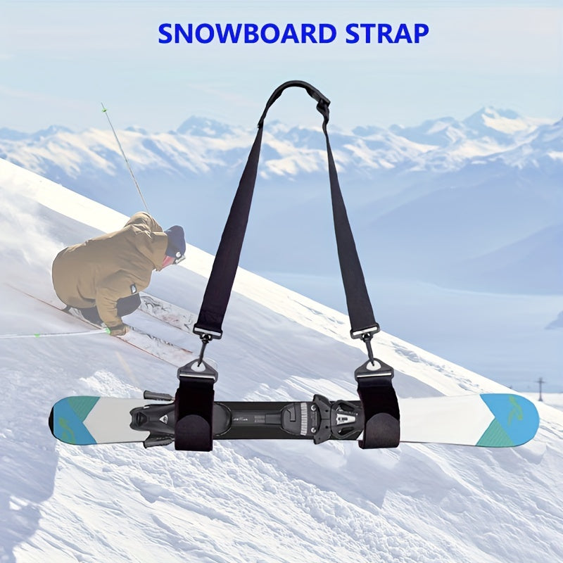 Adjustable Double Skiing Board Carrying Shoulder Strap