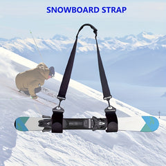 Adjustable Double Skiing Board Carrying Shoulder Strap