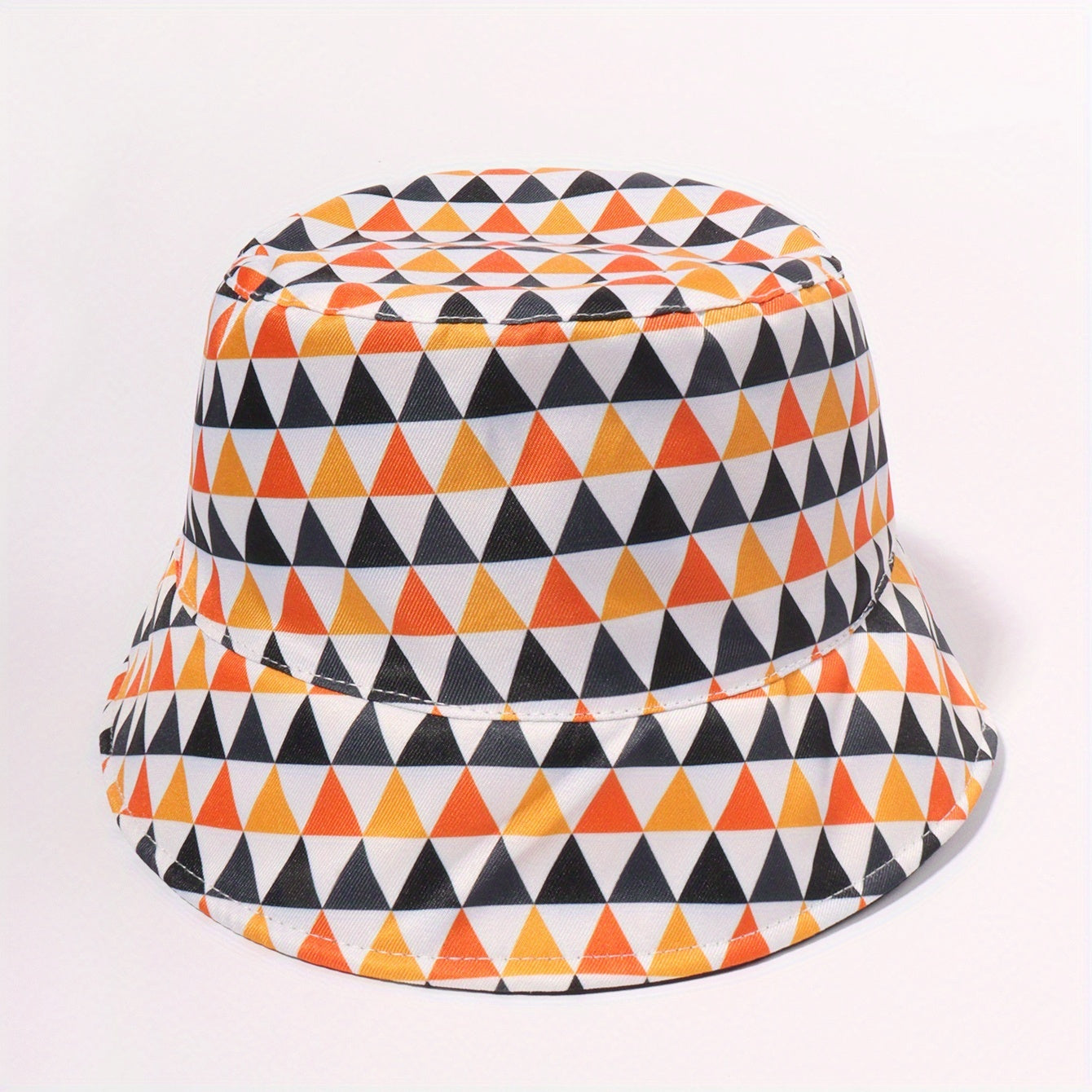Boho Reversible Bucket Hat Block Printed Lightweight Basin Hat