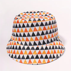 Boho Reversible Bucket Hat Block Printed Lightweight Basin Hat