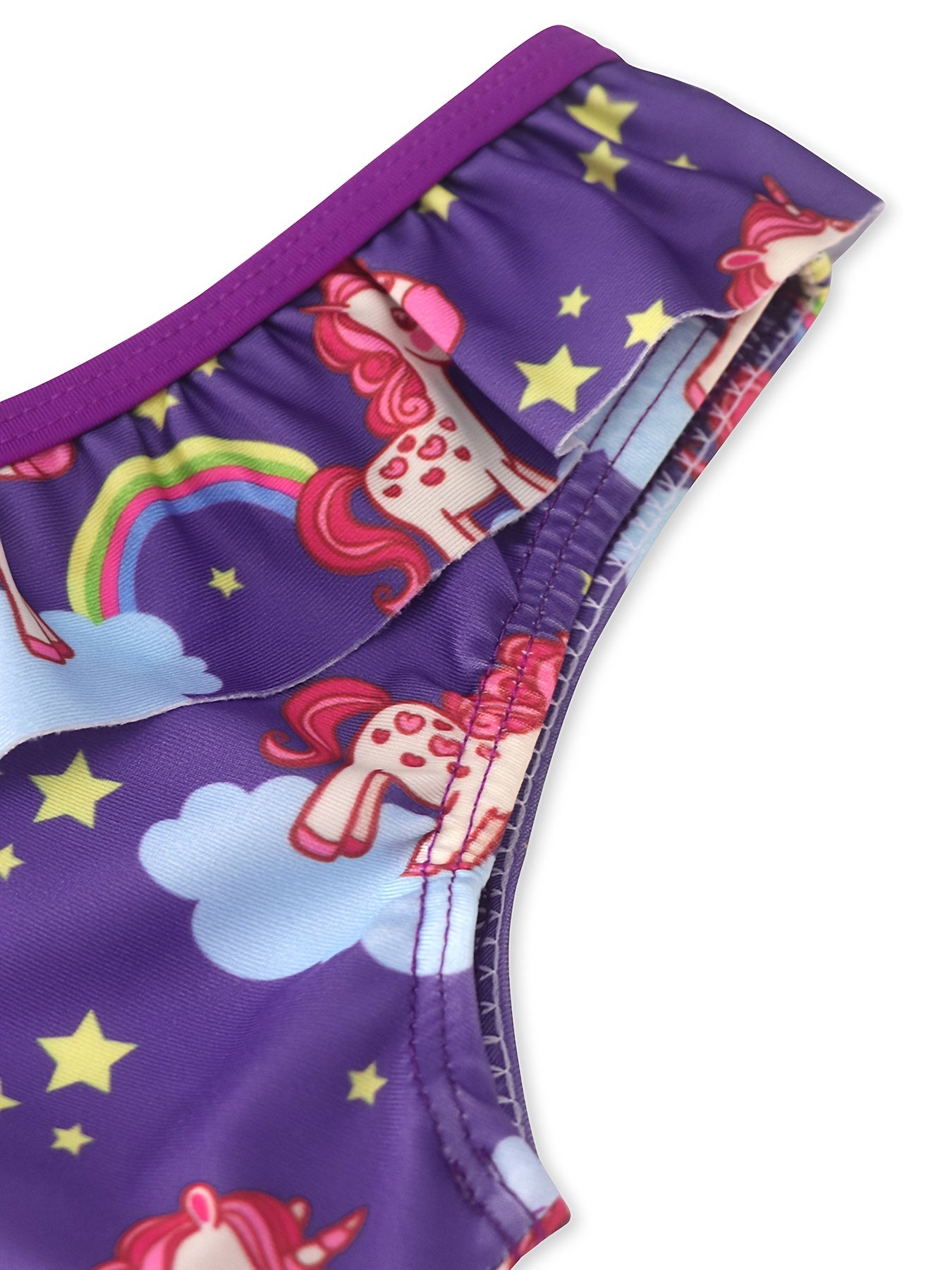 Toddler Girls Unicorn Graphic One Piece Swimsuit